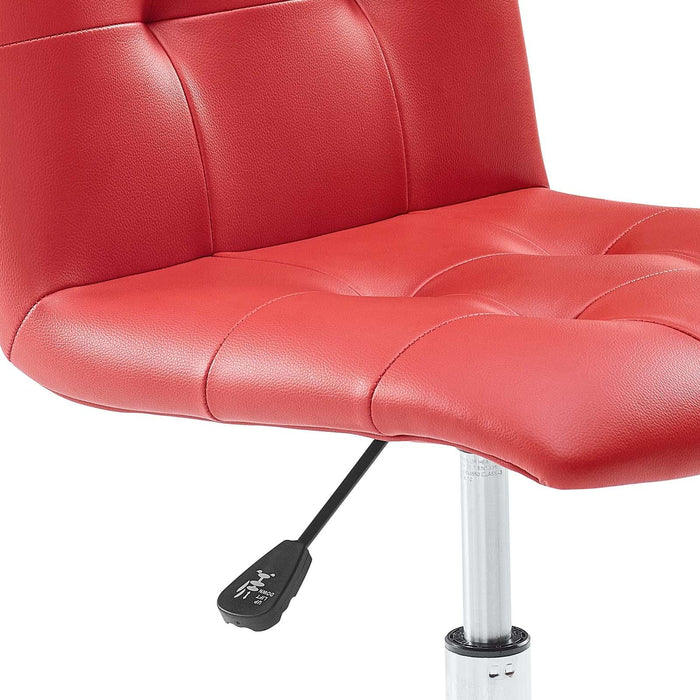 Prim Armless Mid Back Office Chair