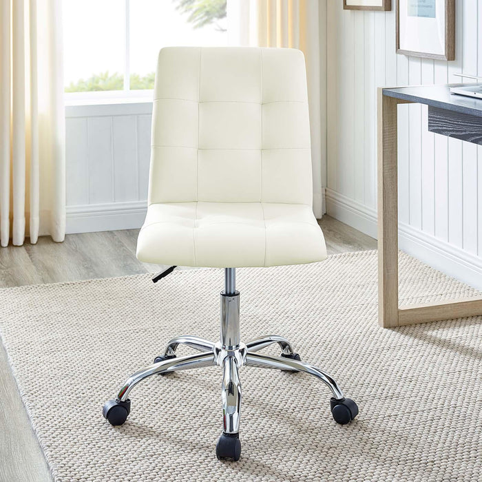 Prim Armless Mid Back Office Chair