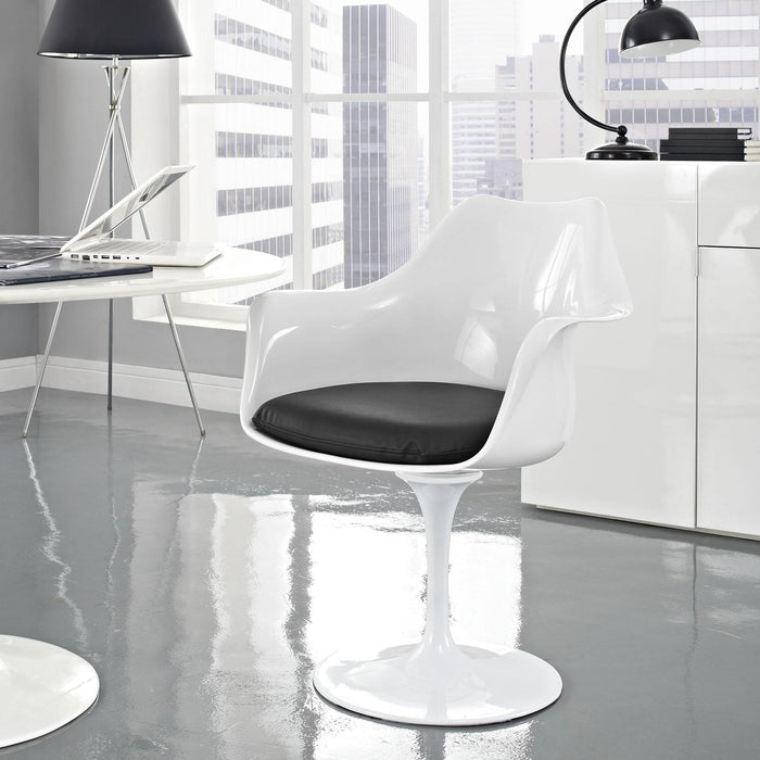 Lippa Dining Vinyl Armchair