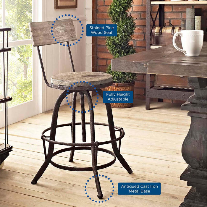 Procure Wood Bar Stool