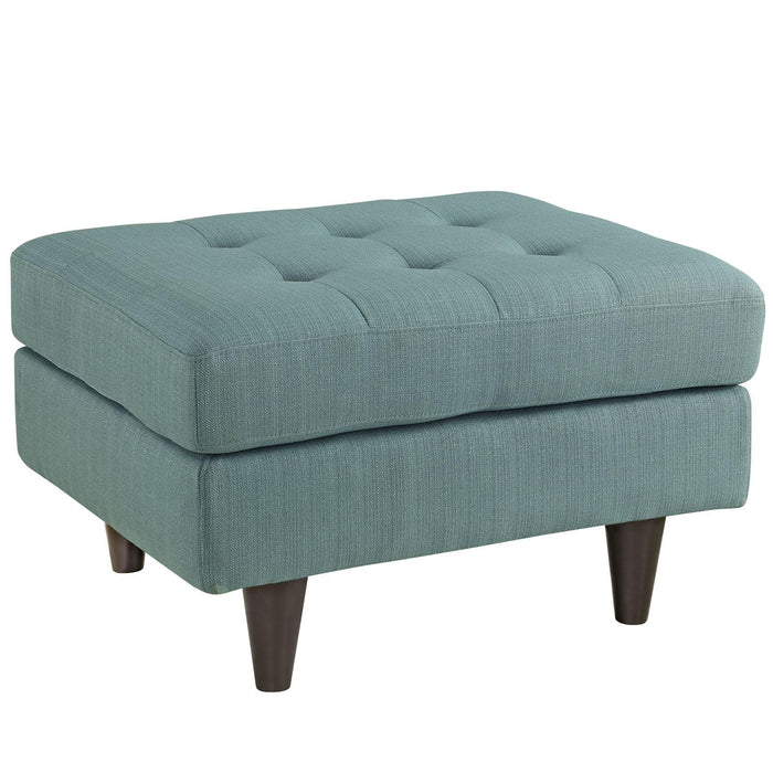 Empress Upholstered Fabric Ottoman