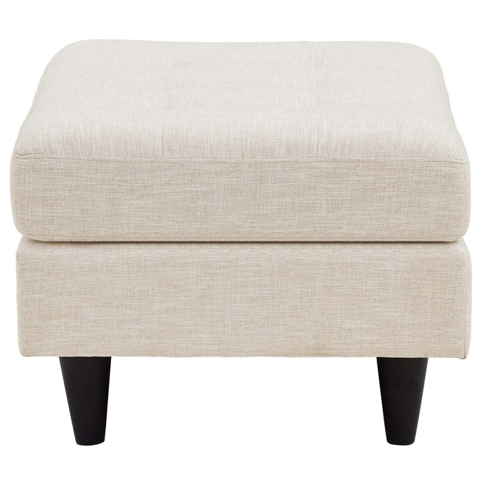 Empress Upholstered Fabric Ottoman