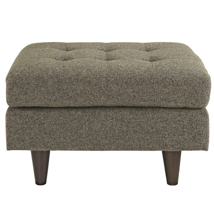 Empress Upholstered Fabric Ottoman