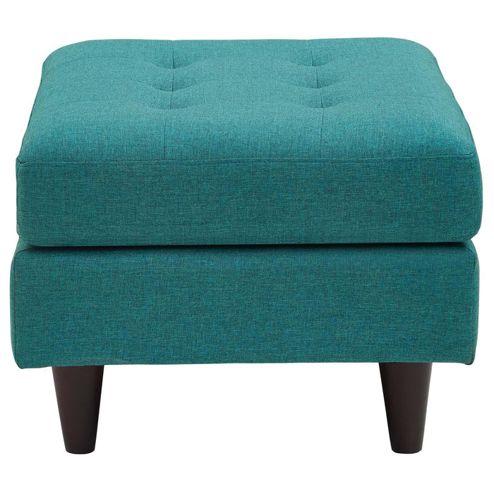 Empress Upholstered Fabric Ottoman