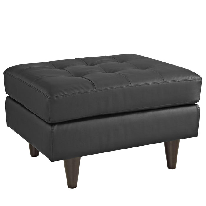 Empress Bonded Leather Ottoman image