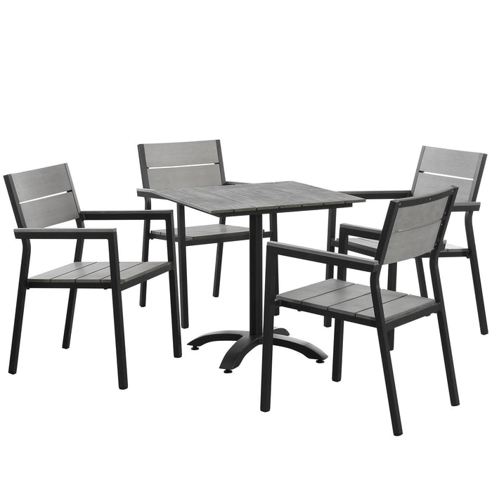 Maine 5 Piece Outdoor Patio Dining Set