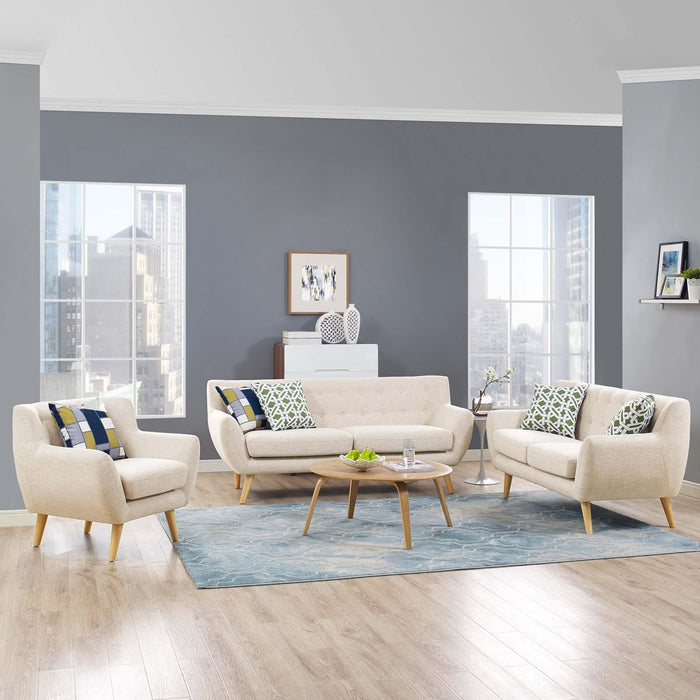 Remark 3 Piece Living Room Set