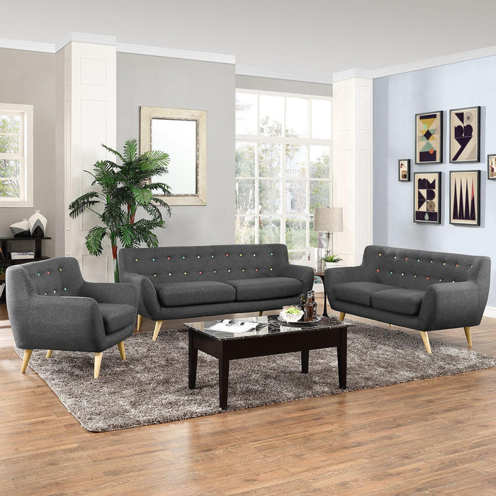 Remark 3 Piece Living Room Set