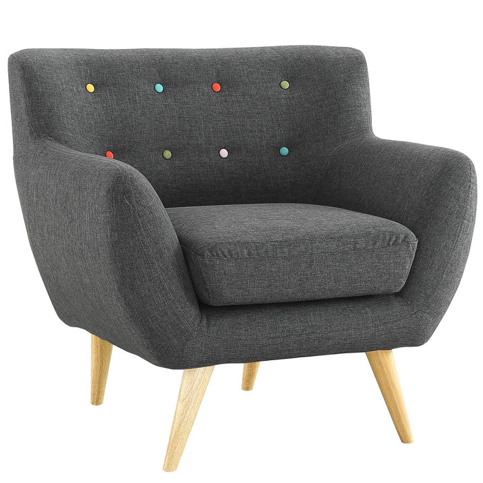 Remark Upholstered Fabric Armchair