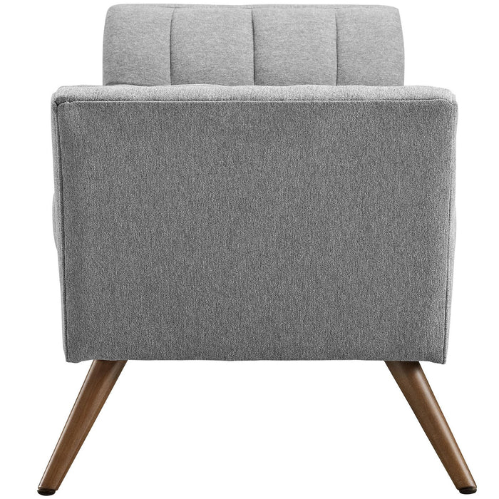 Response Medium Upholstered Fabric Bench