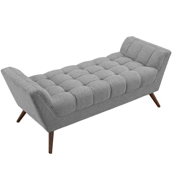 Response Medium Upholstered Fabric Bench