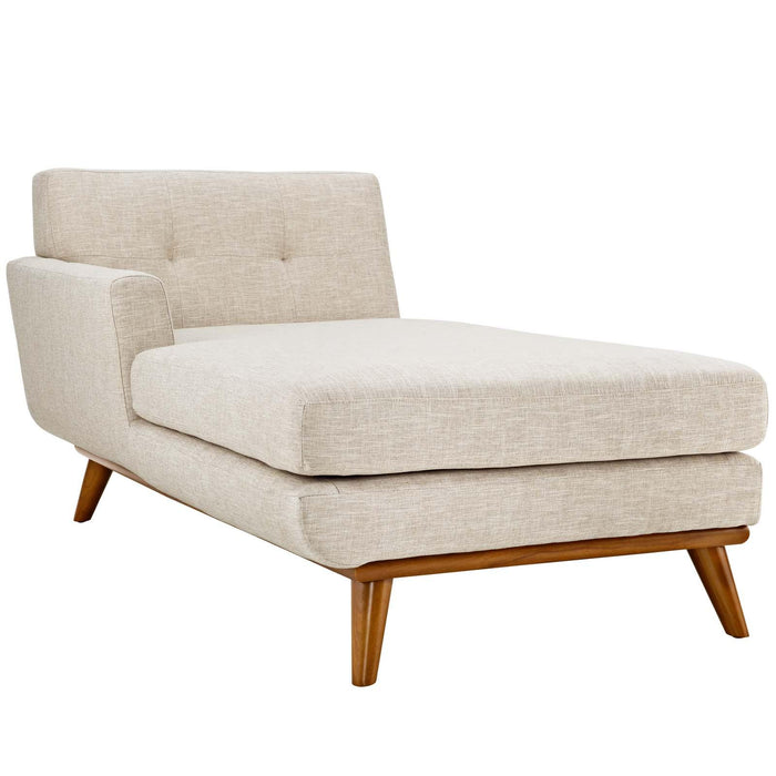 Engage Left-Facing Upholstered Fabric Chaise