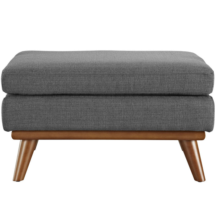 Engage Upholstered Fabric Ottoman