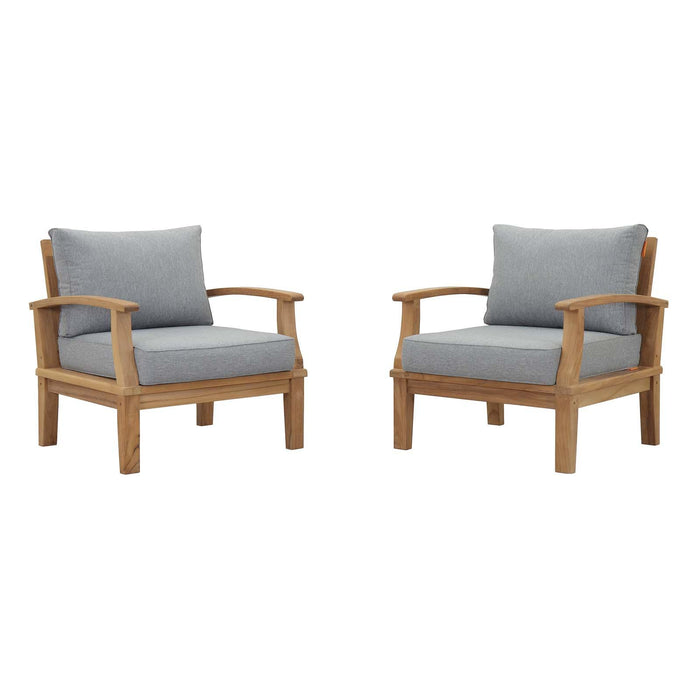 Marina 2 Piece Outdoor Patio Teak Set image