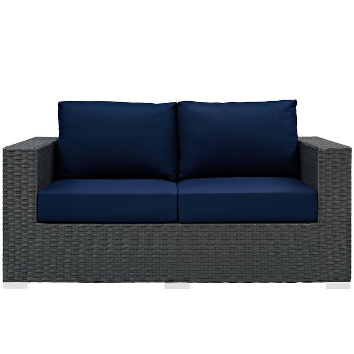 Sojourn Outdoor Patio Sunbrella� Loveseat