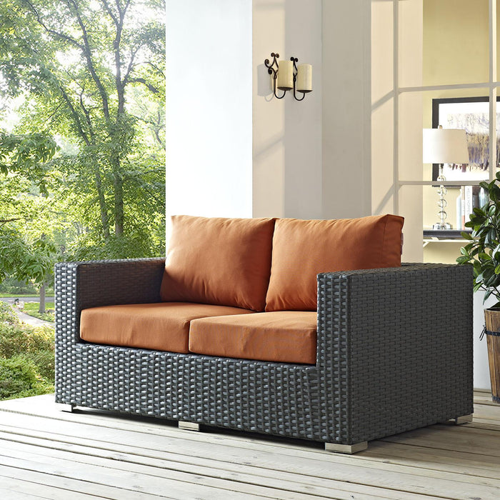 Sojourn Outdoor Patio Sunbrella� Loveseat