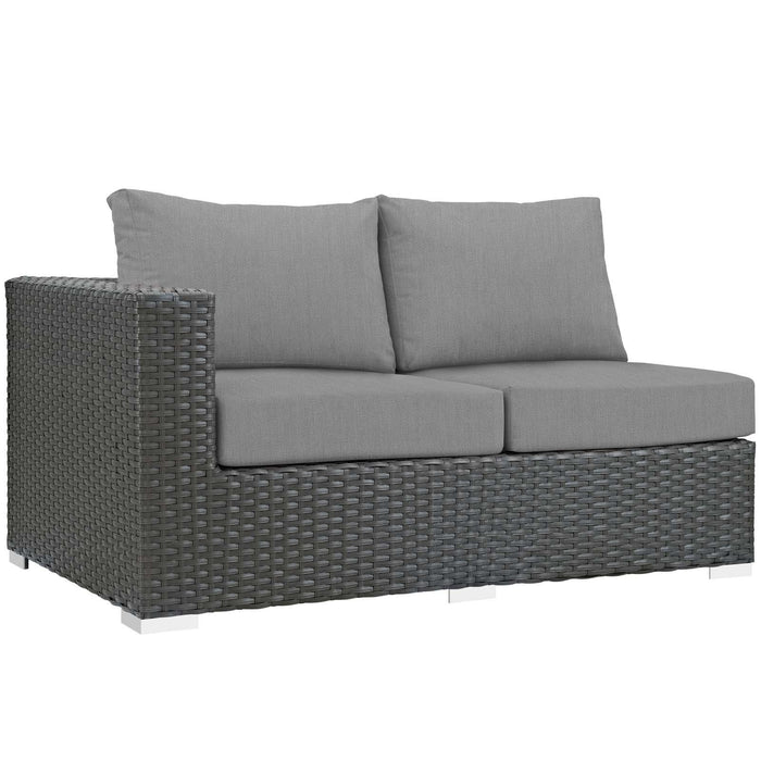 Sojourn Outdoor Patio Sunbrella� Left Arm Loveseat