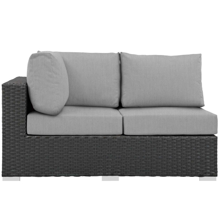 Sojourn Outdoor Patio Sunbrella� Left Arm Loveseat