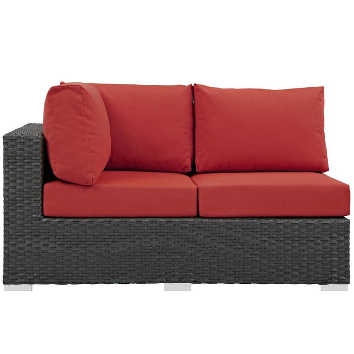 Sojourn Outdoor Patio Sunbrella� Left Arm Loveseat