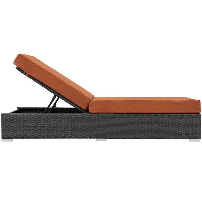 Sojourn Outdoor Patio Sunbrella� Chaise Lounge