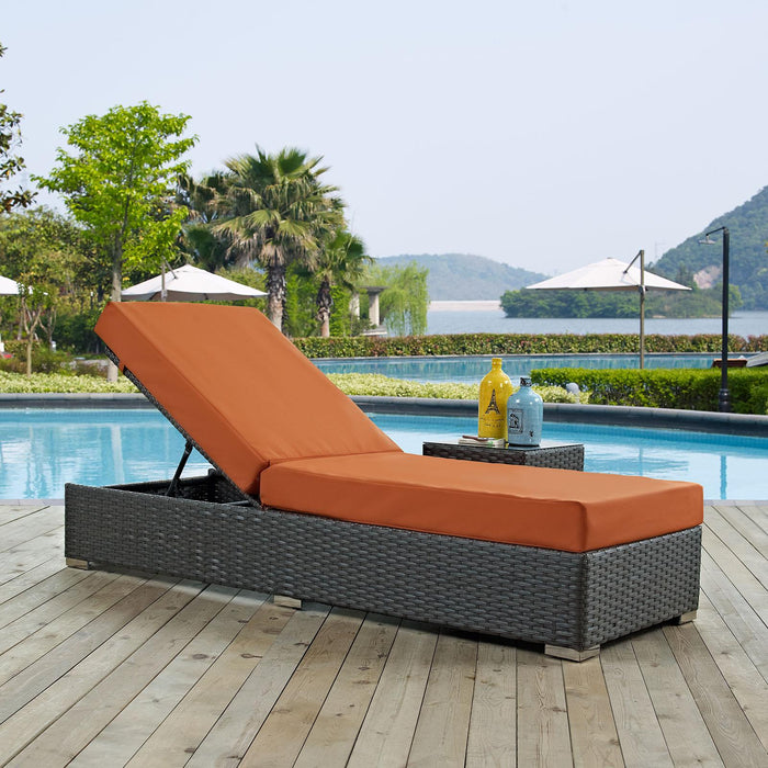 Sojourn Outdoor Patio Sunbrella� Chaise Lounge