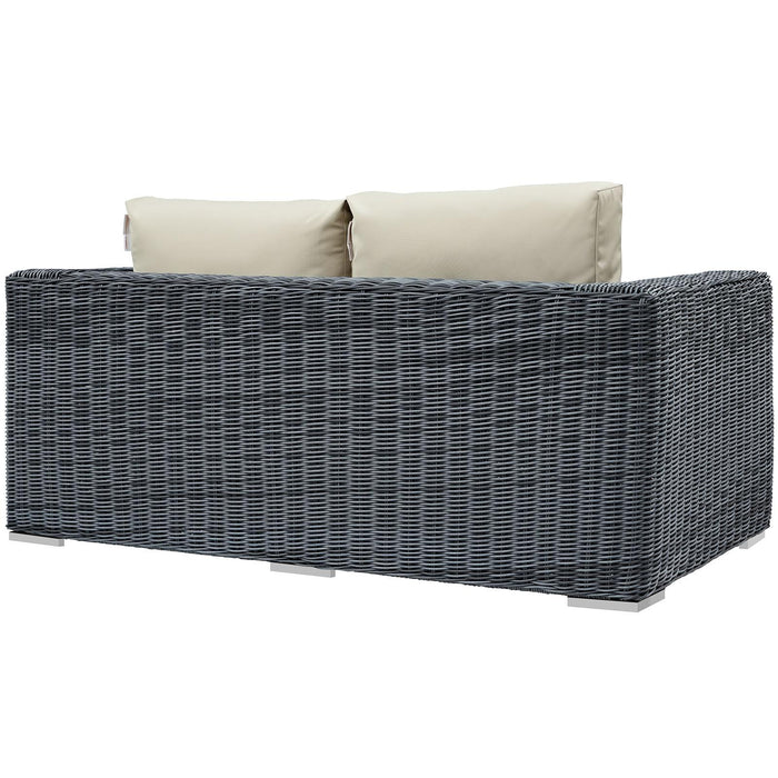 Summon Outdoor Patio Sunbrella� Loveseat