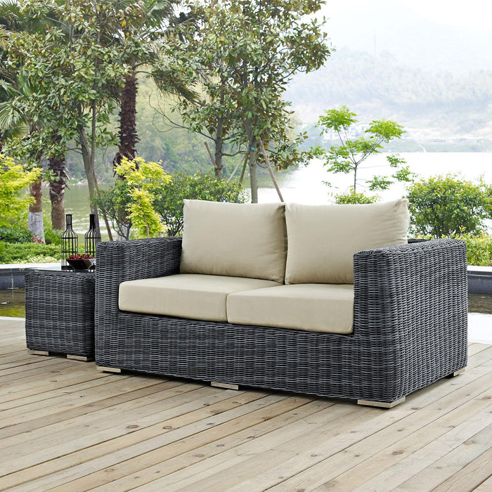 Summon Outdoor Patio Sunbrella� Loveseat