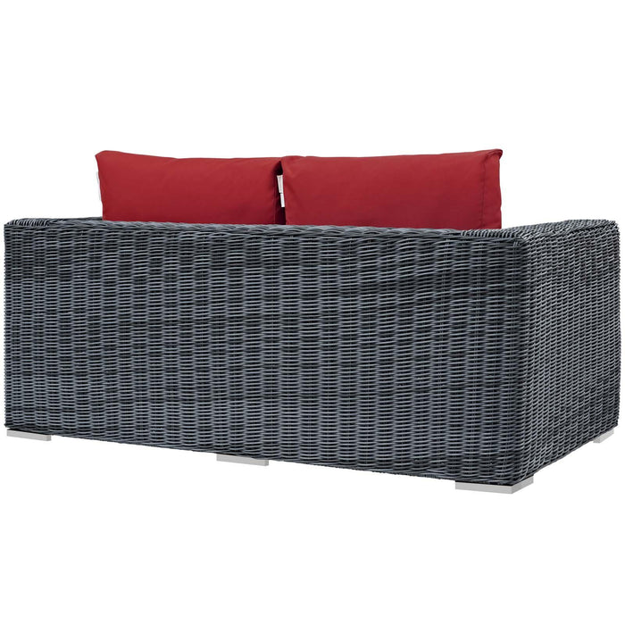 Summon Outdoor Patio Sunbrella� Loveseat