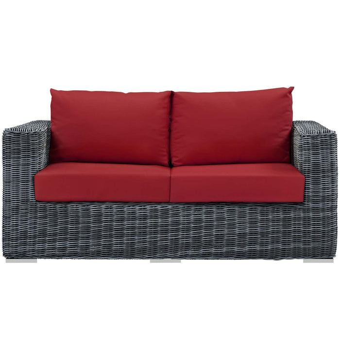 Summon Outdoor Patio Sunbrella� Loveseat