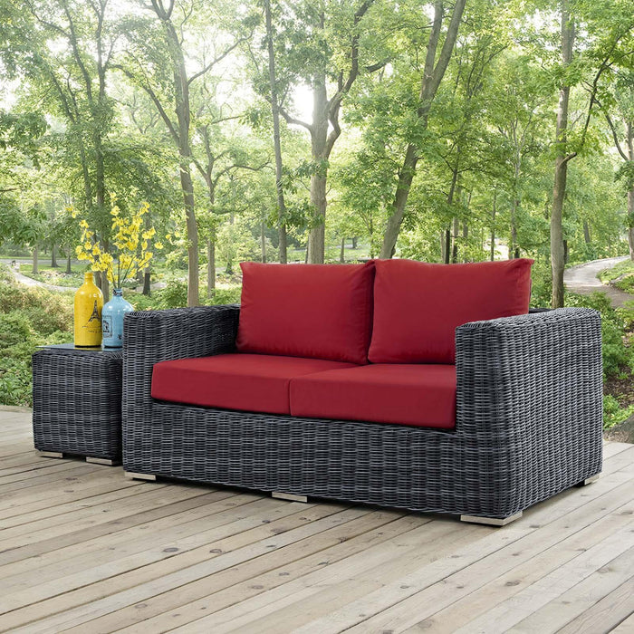 Summon Outdoor Patio Sunbrella� Loveseat