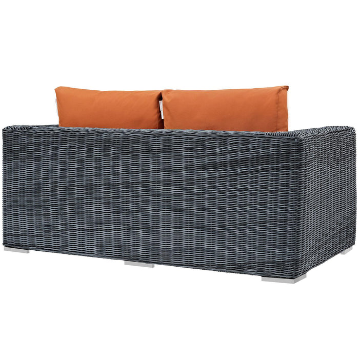 Summon Outdoor Patio Sunbrella� Loveseat