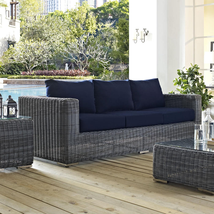 Summon Outdoor Patio Sunbrella� Sofa