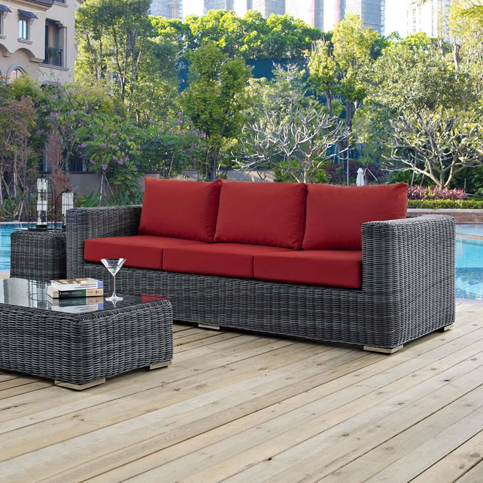 Summon Outdoor Patio Sunbrella� Sofa