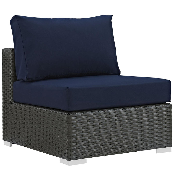 Sojourn 10 Piece Outdoor Patio Sunbrella� Sectional Set