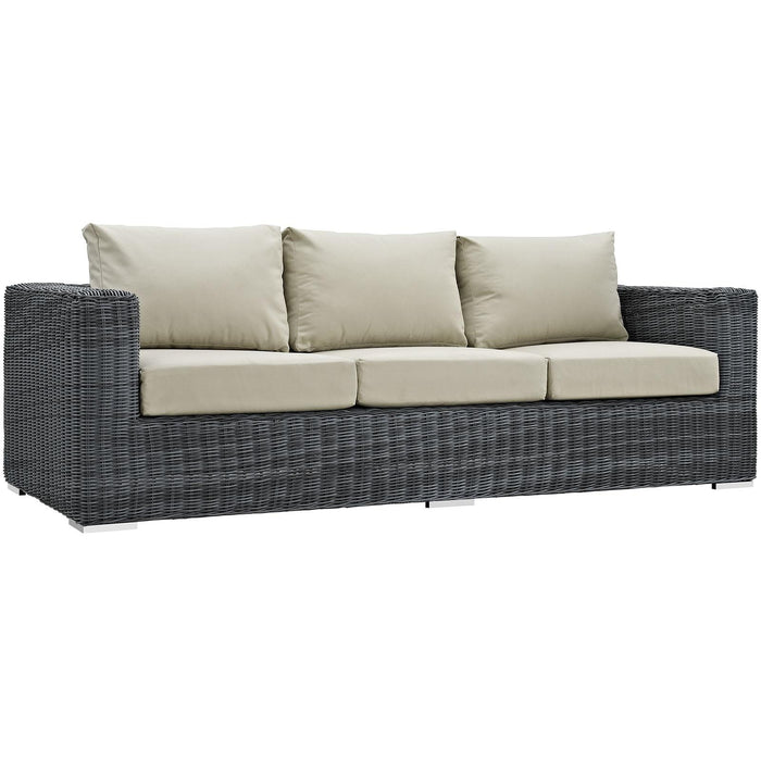 Summon 3 Piece Outdoor Patio Sunbrella� Sectional Set