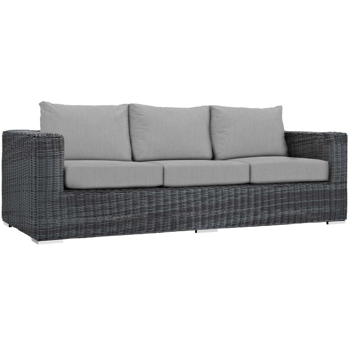 Summon 3 Piece Outdoor Patio Sunbrella� Sectional Set