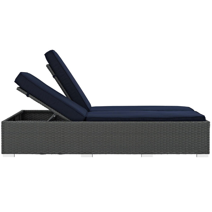 Sojourn Outdoor Patio Sunbrella� Double Chaise