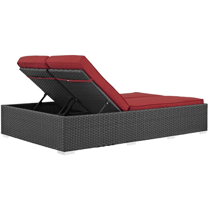 Sojourn Outdoor Patio Sunbrella� Double Chaise