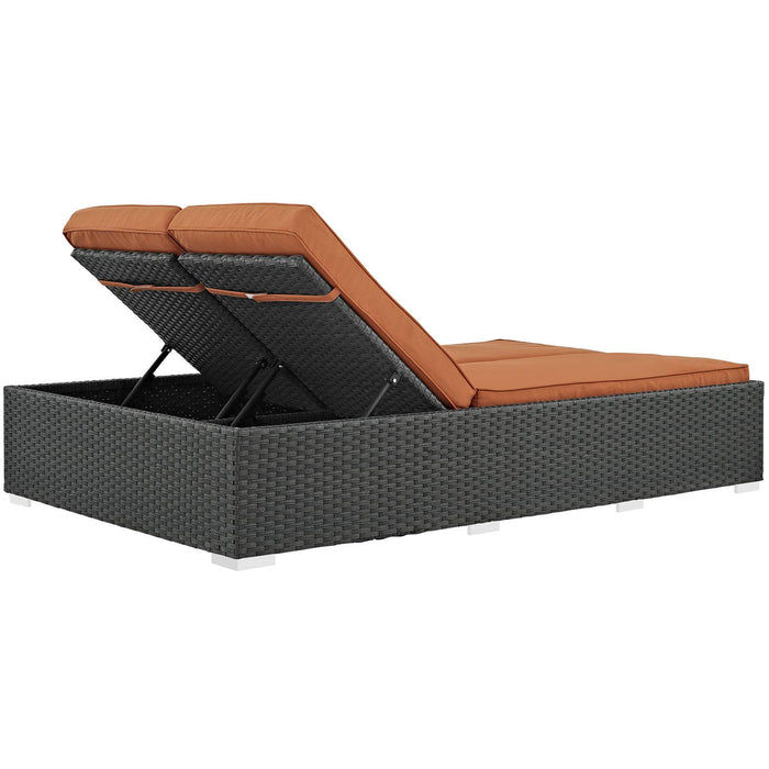 Sojourn Outdoor Patio Sunbrella� Double Chaise