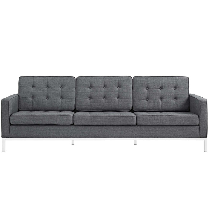 Loft Upholstered Fabric Sofa