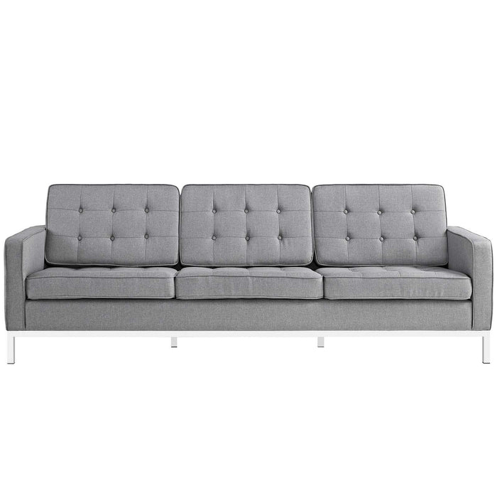 Loft Upholstered Fabric Sofa