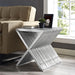 press-stainless-steel-side-table