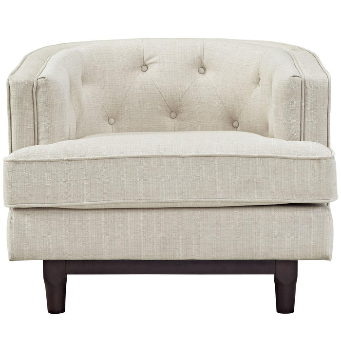 Coast Upholstered Fabric Armchair