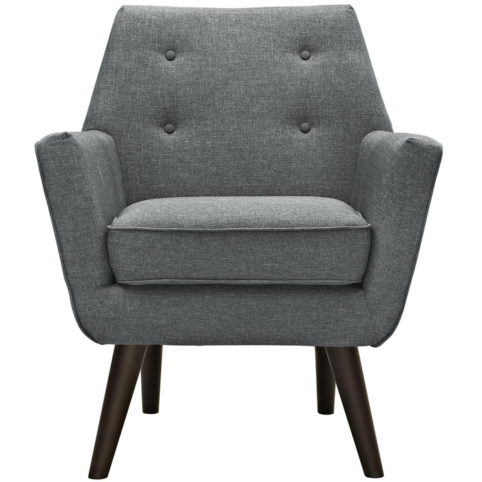 Posit Upholstered Fabric Armchair