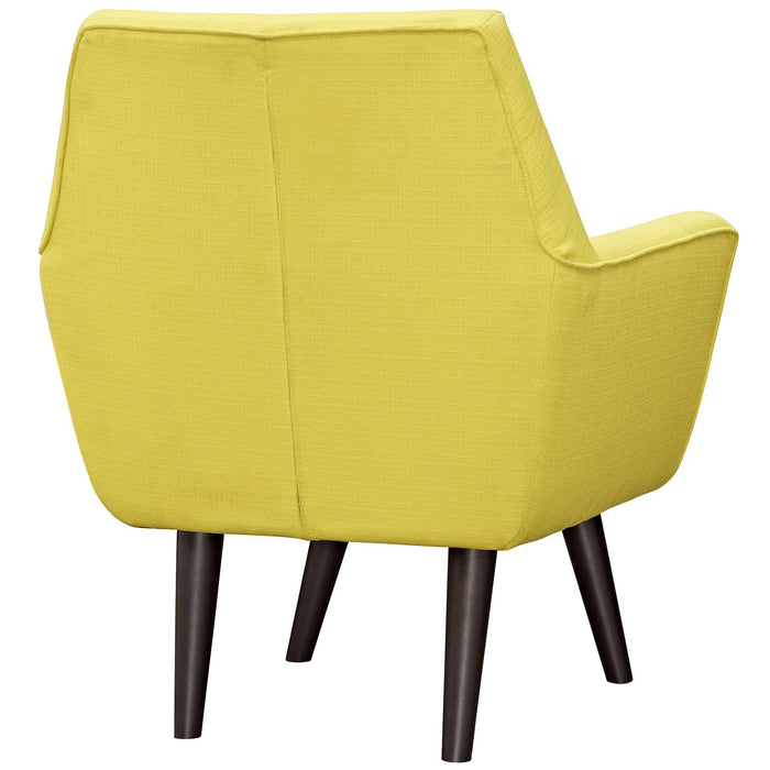 Posit Upholstered Fabric Armchair