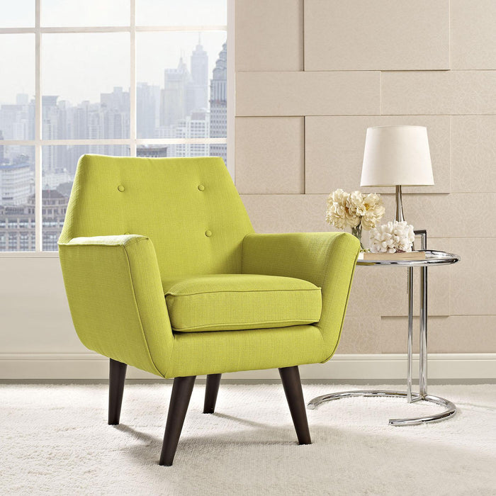 Posit Upholstered Fabric Armchair