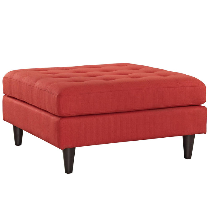 Empress Upholstered Fabric Large Ottoman image