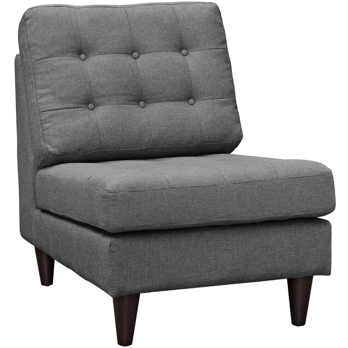 Empress Upholstered Fabric Lounge Chair