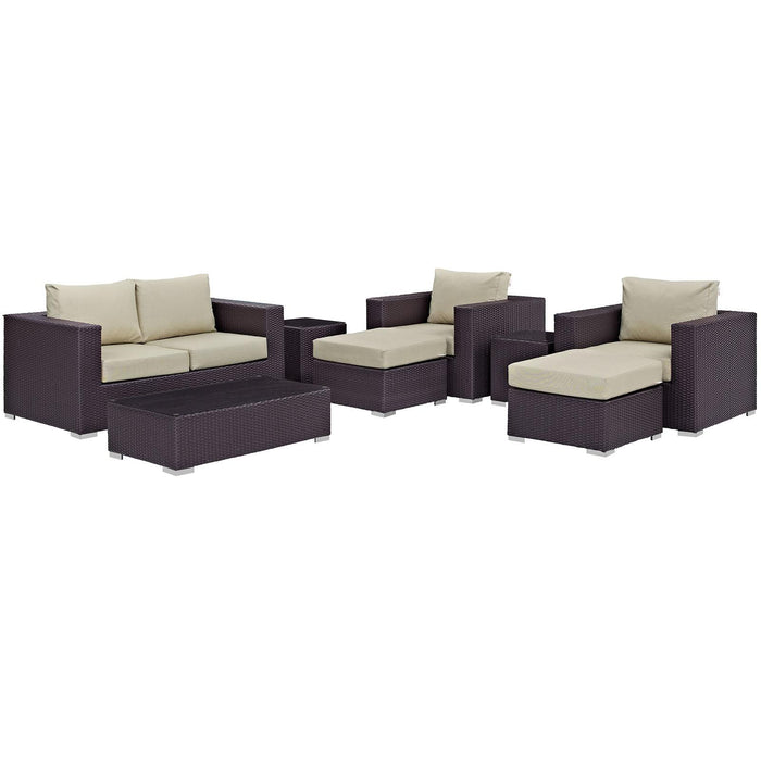 Convene 8 Piece Outdoor Patio Sofa Set image