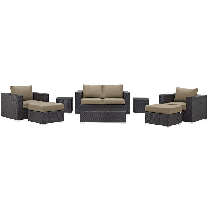 Convene 8 Piece Outdoor Patio Sofa Set